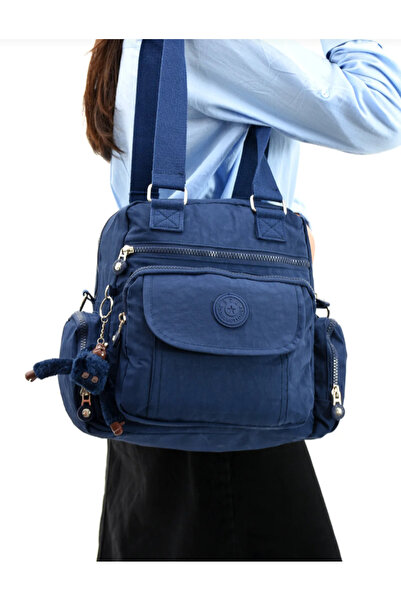 eflanmoda Багатосекційна жіноча сумка через плече з крихкої тканини