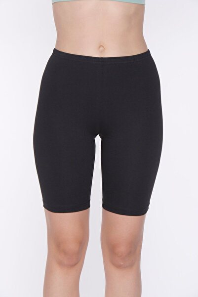 Yıldız Çamaşır 3 Adet %95 Pamuk %5 Likra Kadın Dizüstü Kısa Tayt