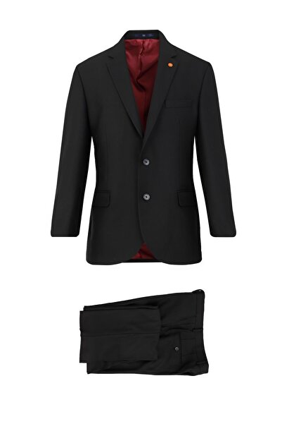 Uki SİYAH Comfort Fit 6 Drop Takım Elbise