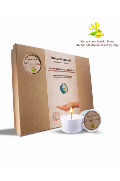 Natural Secret زيت يلانج يلانج للعناية بالجسم والتدليك - 12 × 40 مل