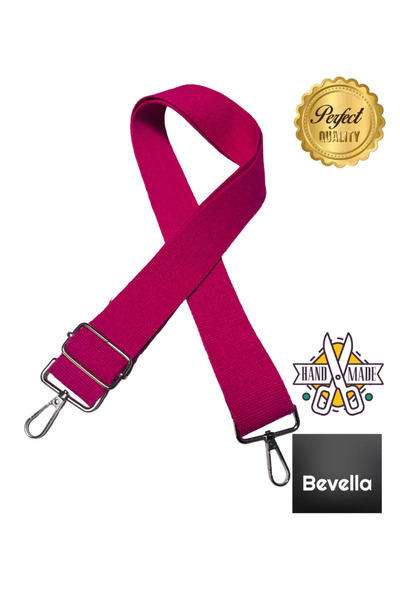 Bevella Dokuma Pamuklu Kolon Ayarlanabilir Çanta Sapı - Telefon Askısı ( 130 Cm )