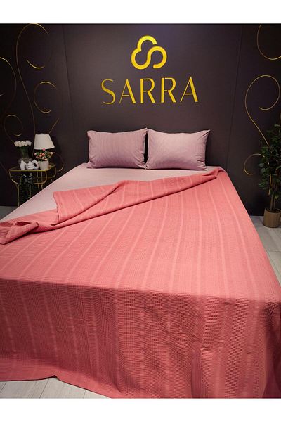 sarra Double Honeycomb Pike - Purple Flower
