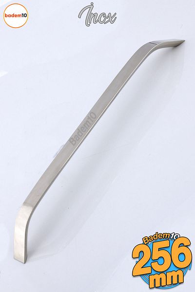 Badem10 Mâner Şahin Metal Inox 256 Mm Mobilier Bucătărie Sertar Dulap Dulap Ușă Mânere Mâner 25,6 Cm