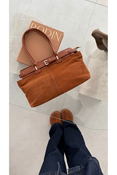 Gilla Shoes and Bag Hakiki Süet Deri Premium Çanta