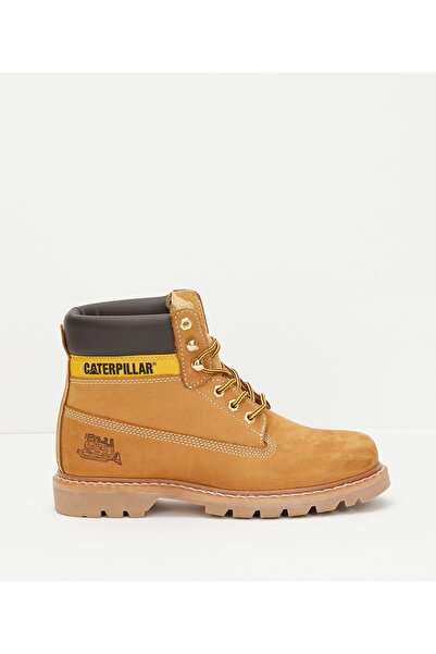 Caterpillar Cat 015G100095 COLORADO Δερμάτινες Unisex Μπότες ΚΙΤΡΙΝΟ