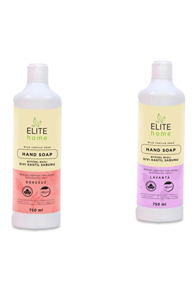 The Elite Home BİTKİSEL BAZLI VEGAN SERTİFİKALI KASTİL SIVI SABUN HASSAS CİLT...
