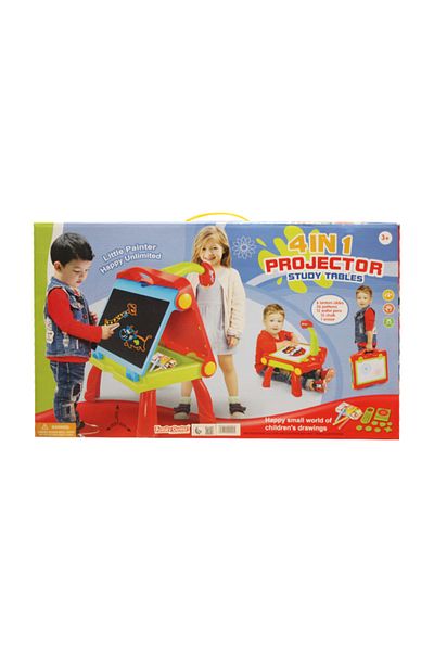 None Projector and Drawing Board 4 in 1 23-1452742 Red