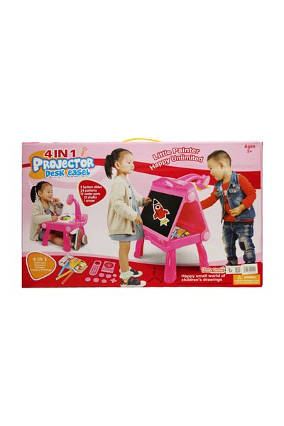 None Projector and Drawing Board 4 in 1 23-1452743 Pink