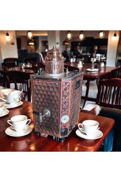 Copper Atelier 1St Class Copper Tea Boiler - Electric, 1 Teapot, 18 Lt Capacity