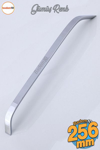 Badem10 Şahin Crom Argintiu Metal 256 Mm - 25,6 Cm Mobilier Bucătărie Sertar Dulap Dulap Mânere Mâner