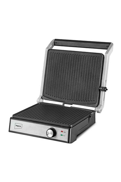 İMPEX Impex Sandwich Maker 2000W,4 Slice, Over Heat Protection, Non-Stick Plate, Stainless Steel