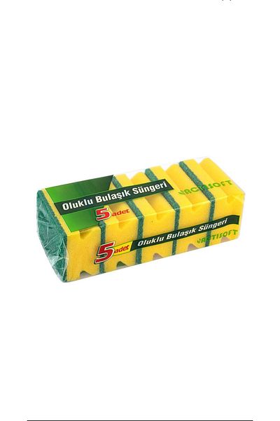 actisoft 5-Piece Dish Sponge Corrugated Set