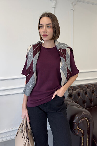 MAGARDE Κοντομάνικο Βασικό T-shirt - ΚΟΚΚΙΝΟ