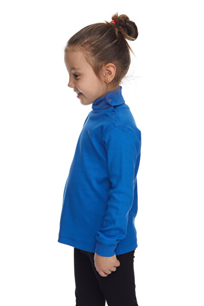 LOVETTI Повдигната зимна тениска за момиче - цяла водолазка, дълъг ръкав