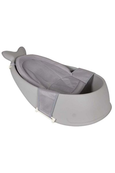 BabyCara حوض استحمام موبي سمارت سلينج ثلاثي المراحل على شكل دولفين للاستمتاع بوقت الاستحمام 78x34x55 سم