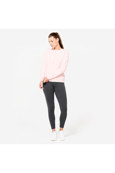 Decathlon Domyos Women's Gray Sports Leggings - Fitness