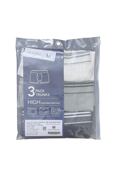 Giordano Men's Jersey Trunks - 3-Pack