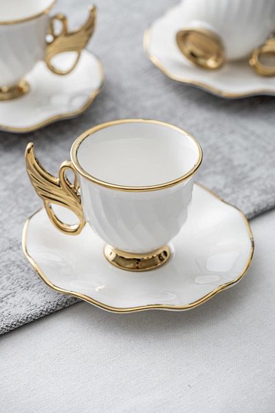 ACAR Jade 6-Person Coffee Cup Set - 90 ml