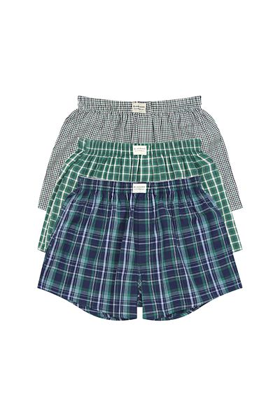 Giordano Men's Cotton Contrast Color Boxers (3pcs/pack)