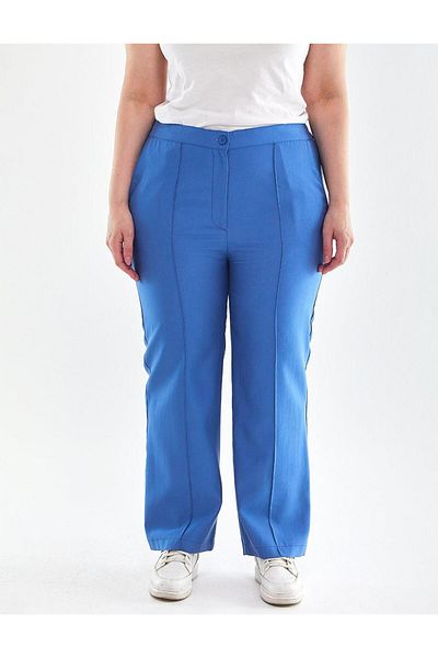 Kayra Ribbed Wide Leg Trousers