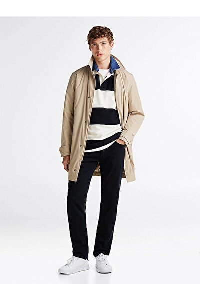 Tommy Hilfiger Men's Navy Blue Jeans - Denim Fabric, Solid Fit, 5 Pockets - Mw0Mw39203-1Br