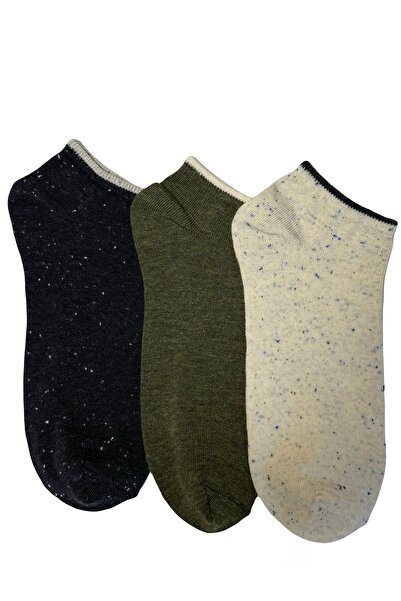 Bamuta Patik Çorap 3Lü NOPELİ Penye iplik