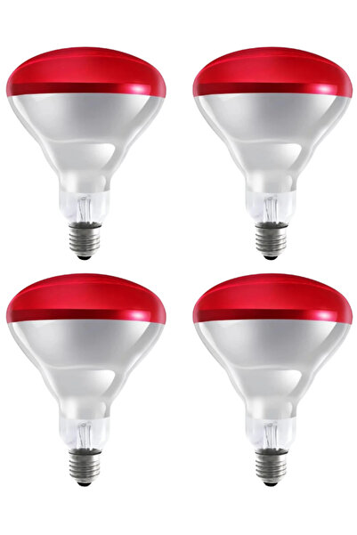 Avarson (4 Adet) 250W Kızılötesi Isıtıcılı Hayvan Isıtma ve Kuluçka Lambası (...