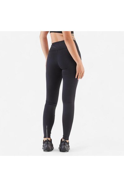Decathlon Kiprun Women's Running Tights - Black - Kiprun Run 500 Confort