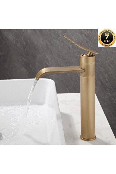 OEM Banyo Çanak Lavabo Bataryası Antik Renk Şelale Model 7 Yıl Garantili Ithal