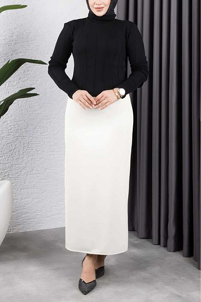 CNG MODA Scuba Fabric Pencil Skirt