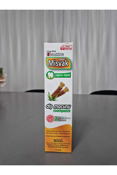 Fresh White Fresh White Tooth Paste with Strawboard Extract 75ml 120Gr