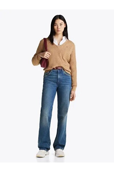 Tommy Hilfiger TH MODERN RUGGED RUNNER Kadın bej Sneaker FW0FW083850F7