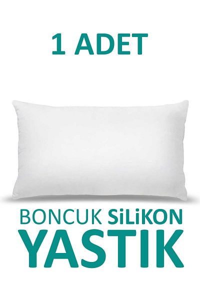SUVAY 1 Piece Antiallergic Bead Silicone Pillow Cotton Case 700 Gr