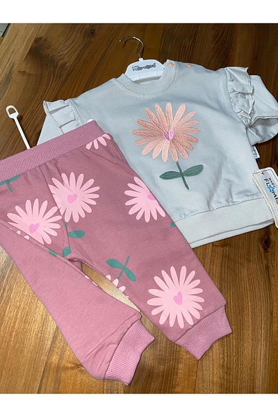 baby flamindo طقم طفلة من Baby Flami ̇ndo Çi ̇çek