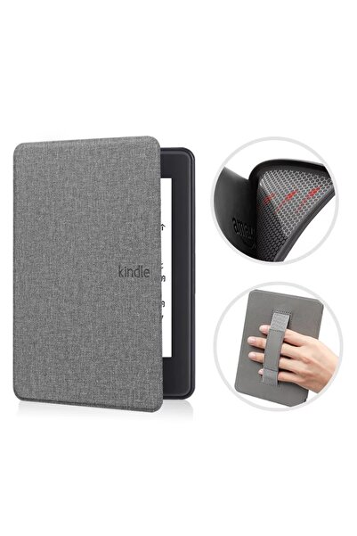 Amazon kindle Kindle 12.nesil 7" Paperwhite E Kitap Okuyucu Kılıfı Gri