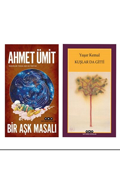 Yapı Kredi Yayınları Bir Aşk Masalı - Ahmet Ümit Kuşlar da Gitti - Yaşar Kemal