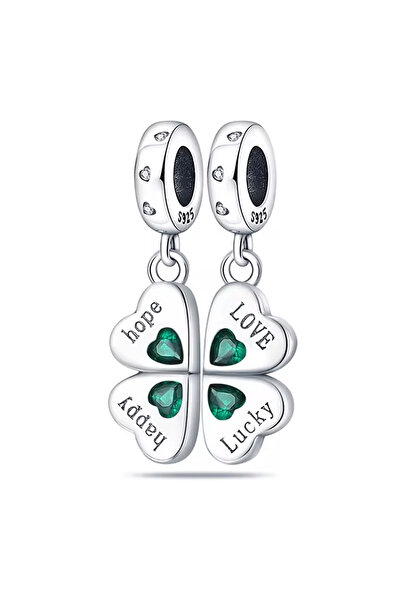 Fubena Yeşil Yonca Sallantılı Charm