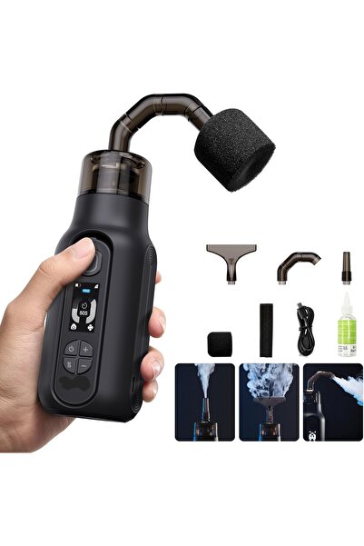 Fogy 40W Taşınabilir El Tipi Sis Makinesi Kuru Buz Duman Etkisi Güçlü Duman M...