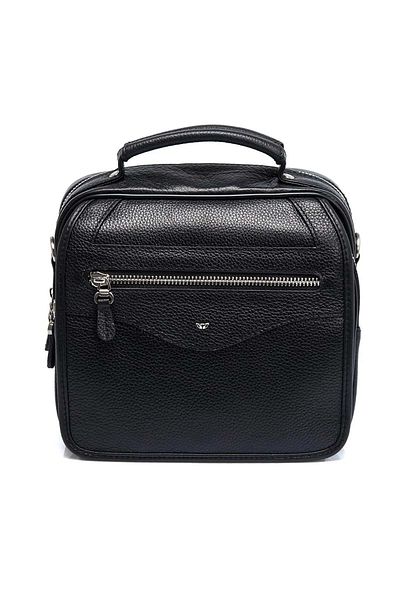 Tergan S1pc00002958 Мъжко портфолио от естествена кожа, черно