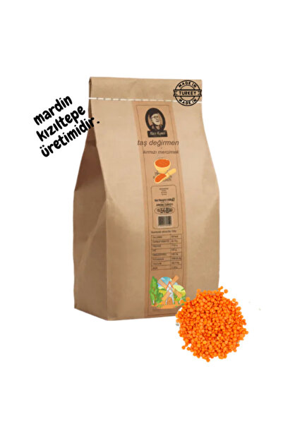 Haci Kamil Kırmızı Yaprak Mercimek-mardin Taş Değirmen 1 Kg
