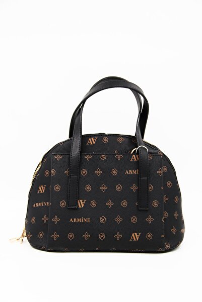 Armine Women's Bag - Black Printed 344 Model