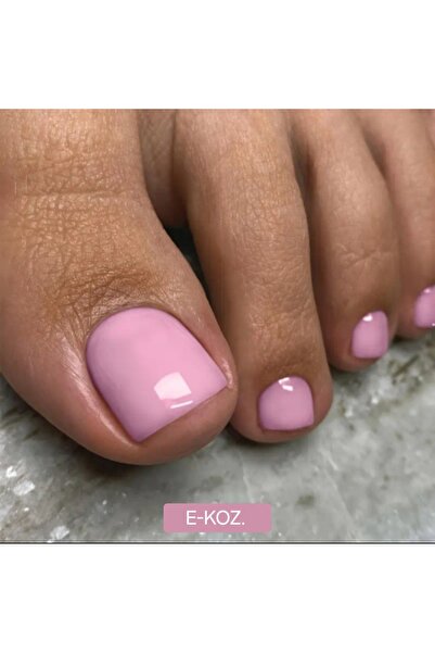 Butik Açık Pembe Kısa Kare 24'lü Takma Ayak Tırnak Seti
