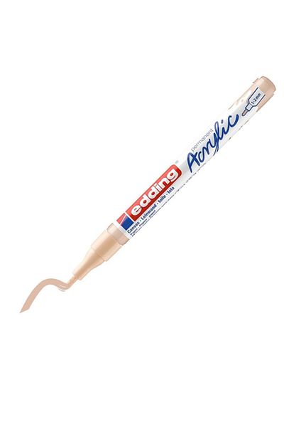 Edding Beige Marker Acrylic Thin Tip - 255-10-Li-Pkt