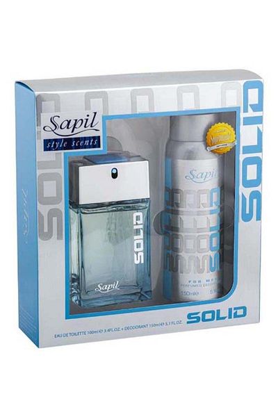sapil مجموعة من عطر EDT ومزيل العرق 150+100 مل