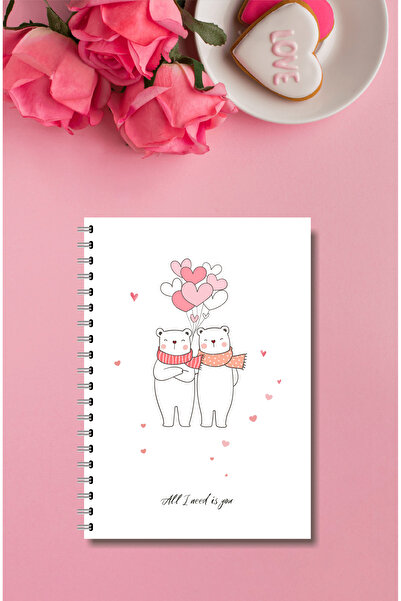 BULUT DİJİTAL Cadou de Ziua Îndrăgostiților, caiet cu spirală