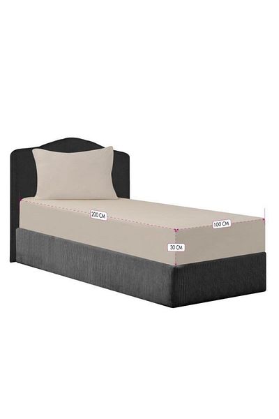 Ender Home Single Elastic Combed Cotton Sheet and Pillow Case 100% Cotton