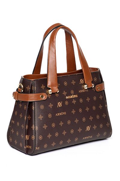 Armine 172 Women's Bag - Brown Printed