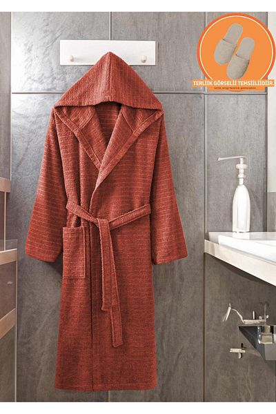 Rebeka Home Collection Halat de baie cu glugă Nature Tile
