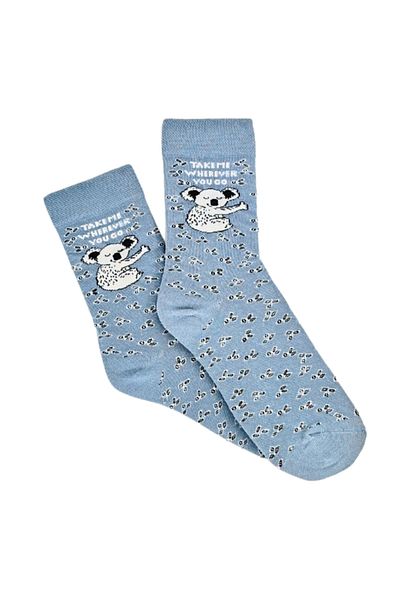 Shuttle Park Unisex Special Series Happy Colorful Socks Koala Take Me Πολύχρωμες κάλτσες με μοτίβο