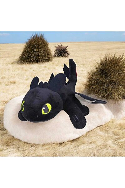 ŞAŞKIN HOUSE Ejderhanı Nasıl Eğitirsin 35cm Dişsiz Ejderha Yumuşak Peluş Oyuncak